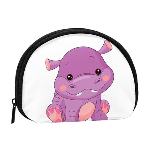 Cry Rabbit Mini-Geldbörse für Damen, mit Reißverschluss, für den täglichen Gebrauch und als Geschenk, Cartoon-Violett, Einheitsgröße, Münztasche von Apbdffjnf