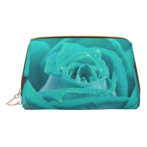 Kleine Make-up-Tasche für Hunde, Reise-Kosmetiktasche, Make-up-Tasche, PU-Leder, tragbar, vielseitig, mit Reißverschluss, Make-up-Tasche für Damen und Mädchen, Pretty Rose, Einheitsgröße, von Apbdffjnf