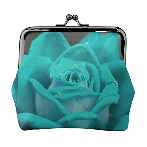 Mini-Geldbörse für Damen, Leder, für den täglichen Gebrauch und als Geschenk, Pretty Rose, Einheitsgröße, Münztasche von Apbdffjnf