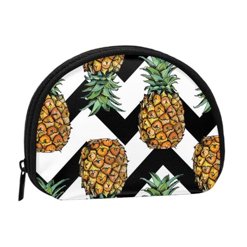 Mini-Geldbörse für Damen, mit Reißverschluss, für den täglichen Gebrauch und als Geschenk, Sommer Ananas, Einheitsgröße, Münztasche von Apbdffjnf