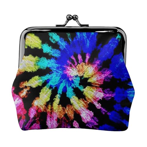 Skull Rock Roll Skelett Knochen Damen Mini Münzgeldbörse Leder Geldbörse Tasche für den täglichen Gebrauch und Geschenke, Batik, Einheitsgröße, Münztasche von Apbdffjnf