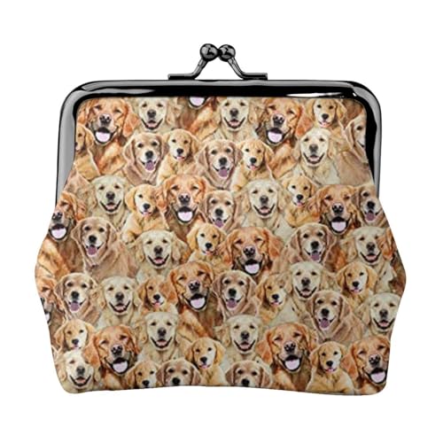 Skull Rock Roll Skelett Knochen Damen Mini Münzgeldbörse Leder Geldbörse Tasche für den täglichen Gebrauch und Geschenke, Labrador Retriever Hunde, Einheitsgröße, Münztasche von Apbdffjnf