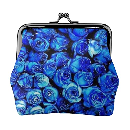 Starry Divination Constellation Damen Mini Münzbörse Leder Geldbörse Tasche für den täglichen Gebrauch und Geschenke, blau/rosa, Einheitsgröße, Münztasche von Apbdffjnf