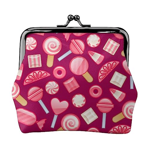 Turn-Blau Damen Mini Münzbörse Leder Geldbörse Tasche für den täglichen Gebrauch und Geschenke, Pink Candy, Einheitsgröße, Münztasche von Apbdffjnf