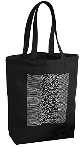 ApeWear Joy Division - Unknown Pleasures/Stoffbeutel Canvas Bag Shopper/BLACK SCHWARZ von ApeWear