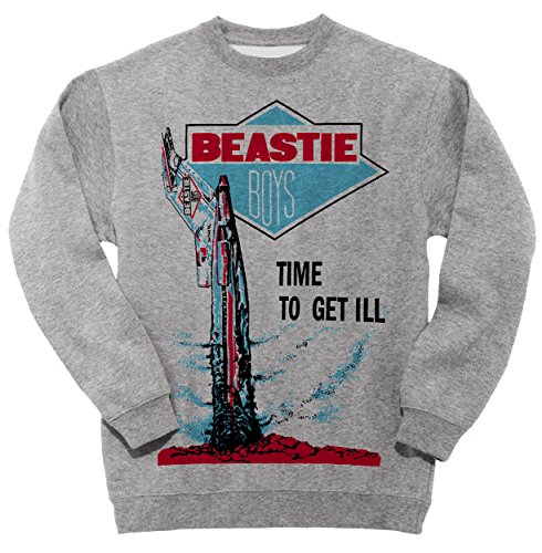 ApeWear Beastie Boys - Time to Get Ill/Sweatshirt Pullover/Herren Men/Grau Grey (L) von ApeWear