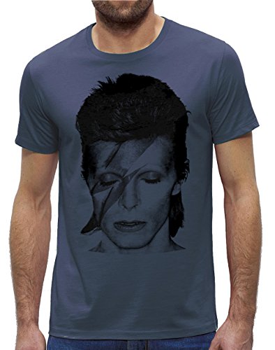 David Bowie Aladdin/T-Shirt/Herren Men/Denim (XL) von ApeWear