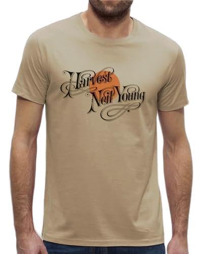 Neil Young - Harvest/T-Shirt/Herren Men/BEIGE (XXL) von ApeWear
