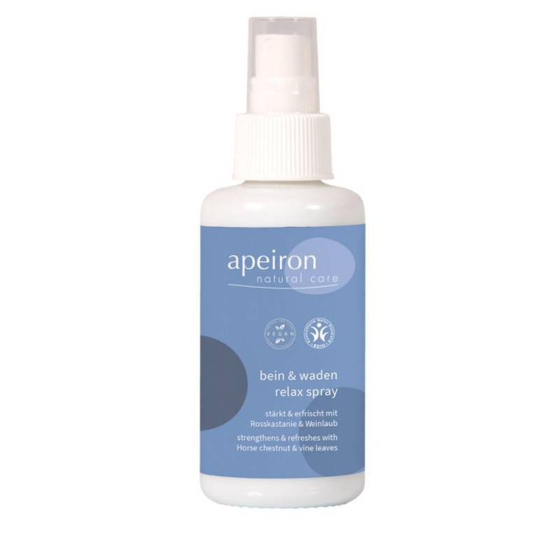 Apeiron Fußpflegecreme Bein & Waden - Relax Spray 100ml 2er Pack von Apeiron