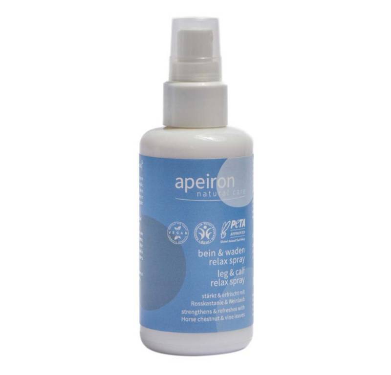 Apeiron Fußpflegecreme Bein & Waden - Relax Spray 100ml von Apeiron