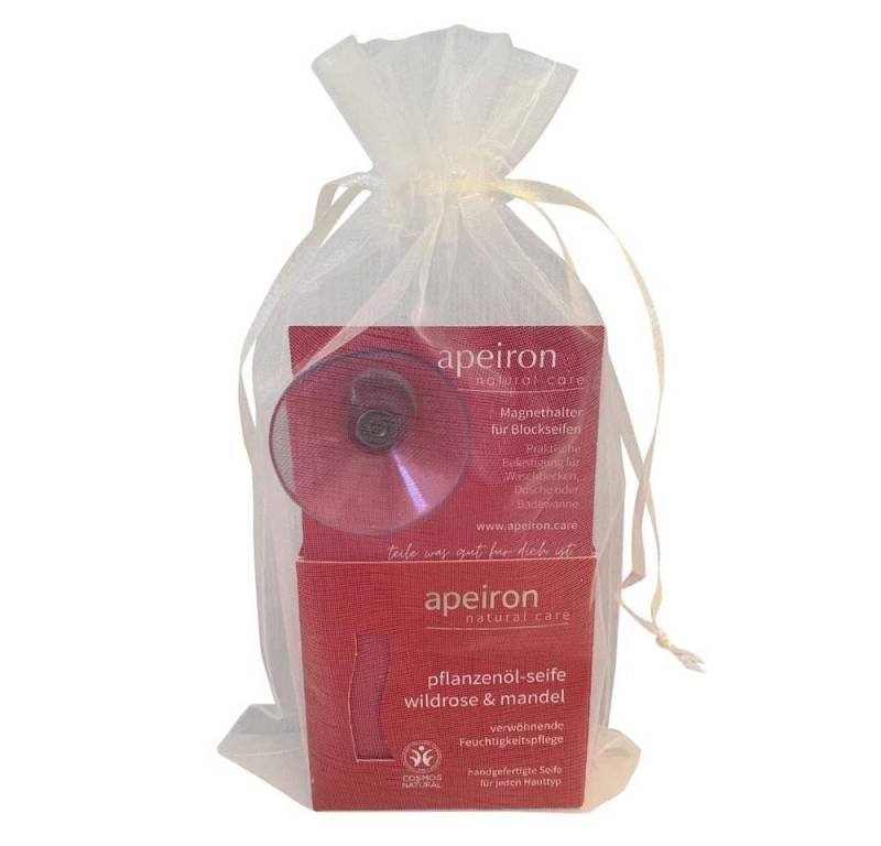 Apeiron Gesichtsseife Wildrose & Mandel - Geschenkset 100g von Apeiron