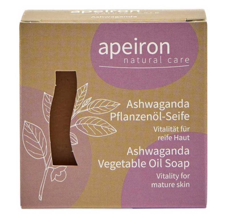 Apeiron Handseife Pflanzenöl-Seife - Ashwaganda 100g von Apeiron