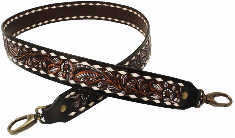 Personalisierte Ersatz Geldbörse Tasche Gitarrengurt Echtleder Hand Punziert 40 "Lang 115Whitefk13 Personalisierte Ersatz Geldbörse Tasche Gitarrengurt Echtleder Hand Punziert 40 "Lang 115Whitefk13 von ApeironLeather