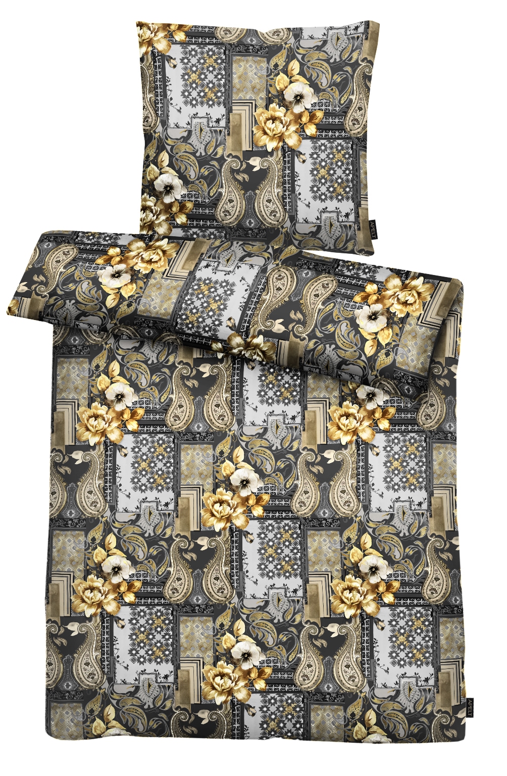 APELT Bettwäsche "Isabella Gots" 2 Stk. tlg. Paysleymuster von Apelt