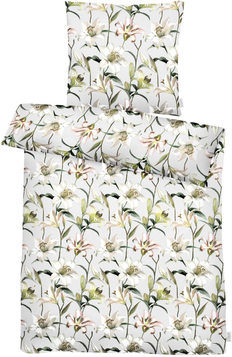 APELT Bettwäsche "Lilia GOTS" 2 Stk. tlg. Königs-Lilienblüten von Apelt