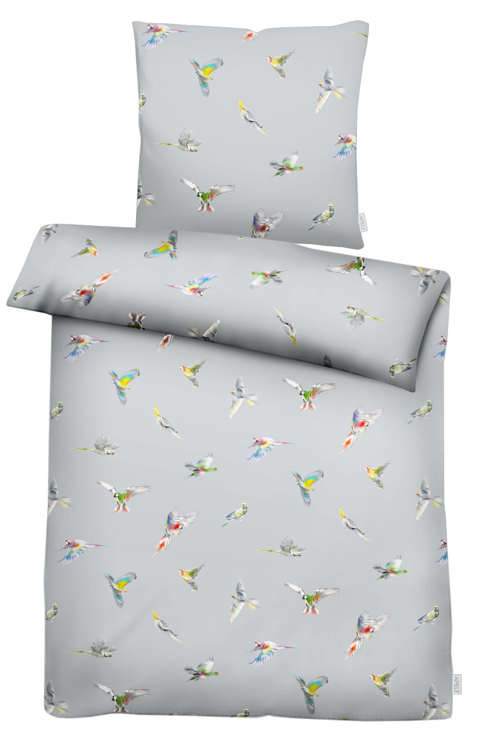 APELT Bettwäsche "Lola Gots" Papageienmotiv von Apelt
