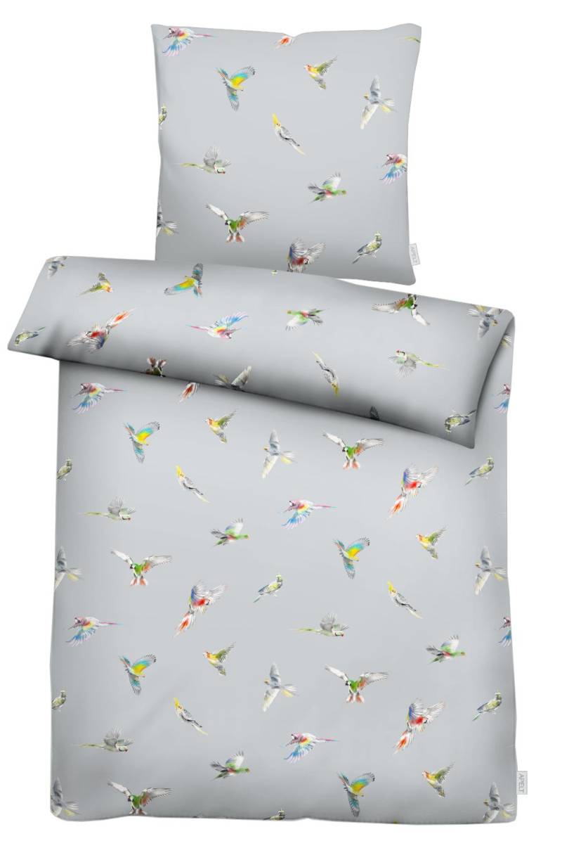 APELT Bettwäsche "Lola Gots" Papageienmotiv von Apelt