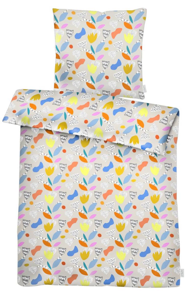 APELT Bettwäsche "Lucy Gots" modisches Design allover von Apelt