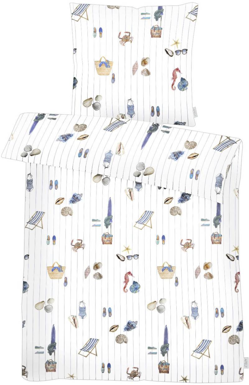 APELT Bettwäsche "Sylt Gots" 2 Stk. tlg. Bio-Baumwolle, Pflegeliecht von Apelt