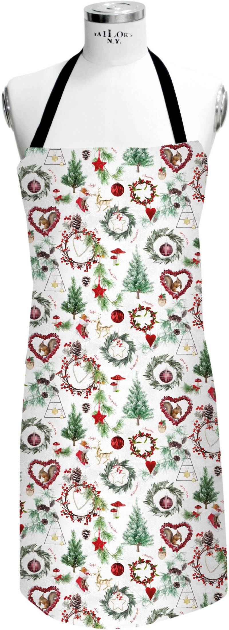 APELT Kochschürze "9528 WINTERWELT, Weihnachtsdeko, Weihnachten" 1 Stk. tlg. Digitaldruck, mit Weihnachtsmotiv von Apelt