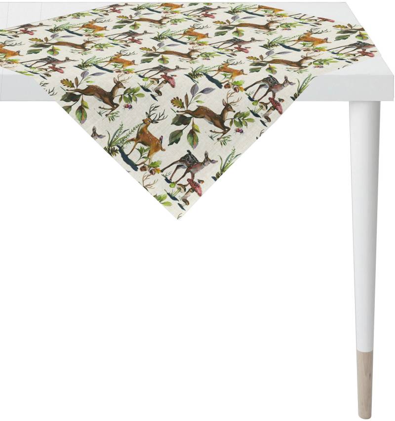 APELT Mitteldecke "5883 CHALET STYLE, Weihnachten, Winter, Herbstdeko" Digitaldruck von Apelt