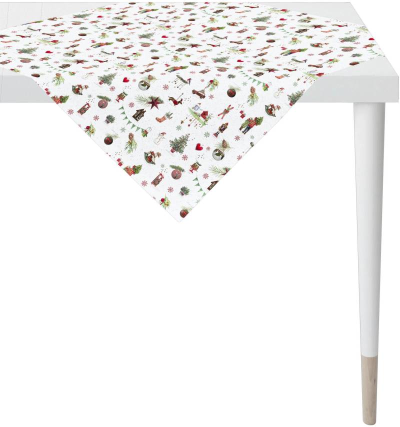 APELT Mitteldecke "6200 WINTERWELT, Weihnachtsdeko, Weihnachten" Digitaldruck von Apelt