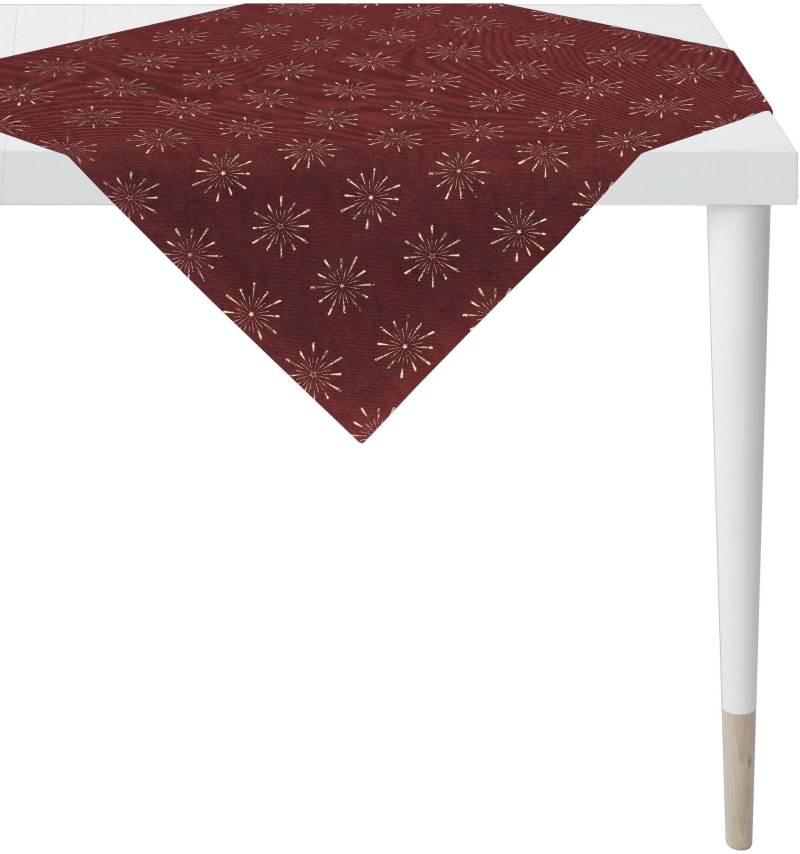 APELT Mitteldecke "6302 CHRISTMAS GLAM, Weihnachtsdeko, Weihnachten" Lurex-Jacquardgewebe von Apelt
