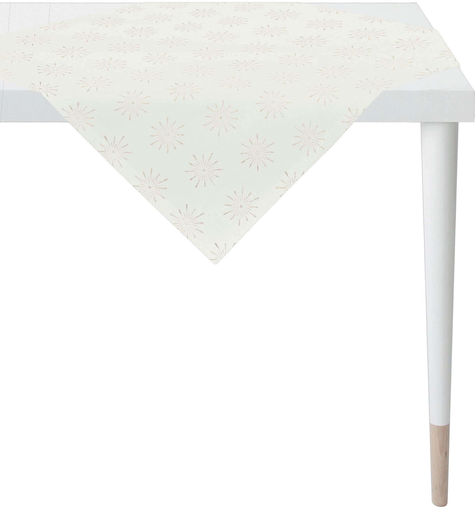 APELT Mitteldecke "6302 CHRISTMAS GLAM, Weihnachtsdeko, Weihnachten" Lurex-Jacquardgewebe von Apelt