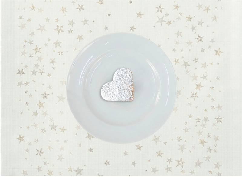 APELT Platzset "4709 CHRISTMAS GLAM, Weihnachtsdeko, Weihnachten" Lurex-Jacquardgewebe von Apelt