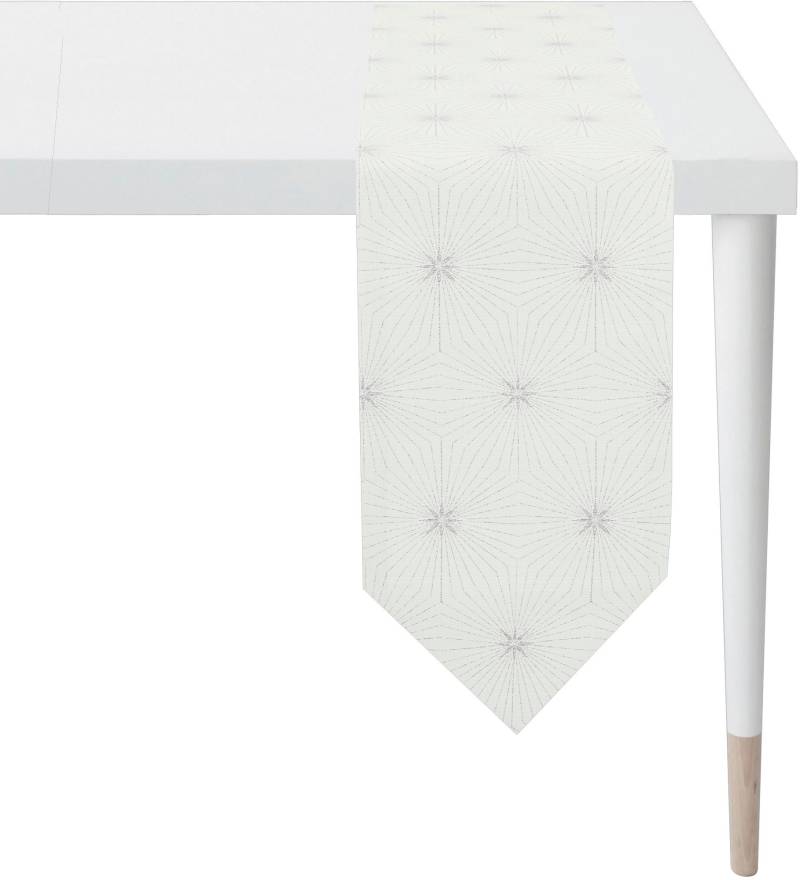 APELT Tischband "4710 CHRISTMAS GLAM, Weihnachtsdeko, Weihnachten" Lurex-Jacquardgewebe von Apelt