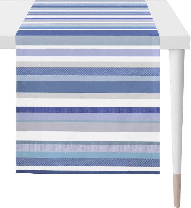 APELT Tischläufer "3901 OUTDOOR, Sommerdeko, Sommer" Digitaldruck, in Streifenoptik von Apelt