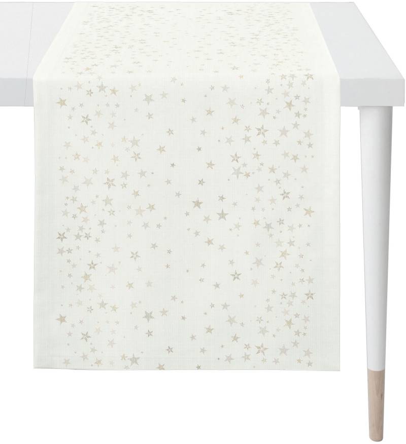APELT Tischläufer "4709 CHRISTMAS GLAM, Weihnachtsdeko, Weihnachten" Lurex-Jacquardgewebe von Apelt