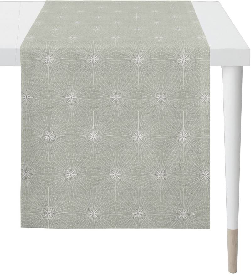 APELT Tischläufer "4710 CHRISTMAS GLAM, Weihnachtsdeko, Weihnachten" Lurex-Jacquardgewebe von Apelt