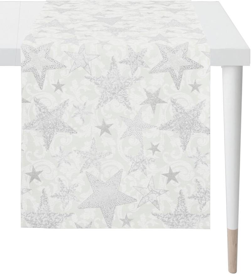 APELT Tischläufer "4711 CHRISTMAS GLAM, Weihnachtsdeko, Weihnachten" Lurex-Jacquardgewebe von Apelt