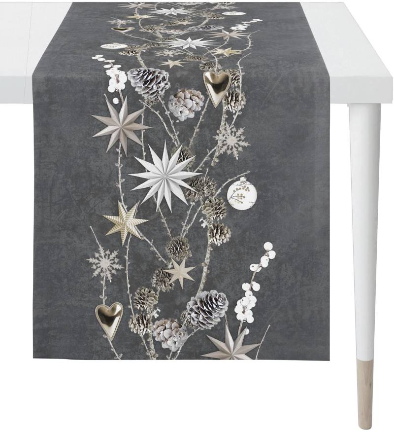 APELT Tischläufer "6204 WINTERWELT, Weihnachtsdeko, Weihnachten" Digitaldruck von Apelt
