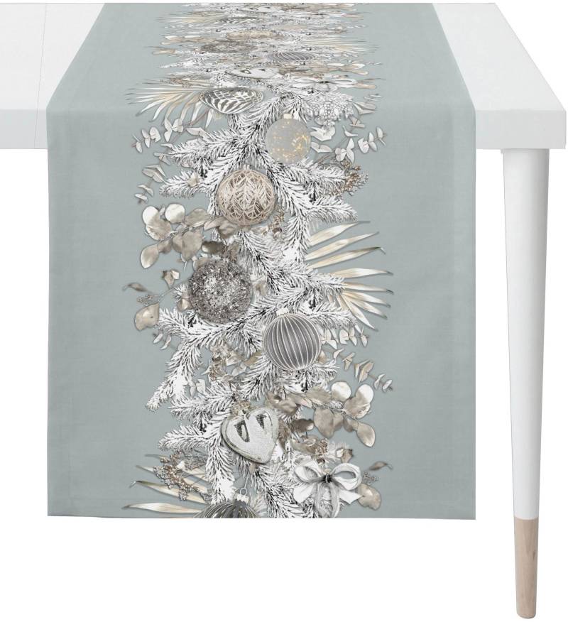 APELT Tischläufer "6304 CHRISTMAS GLAM, Weihnachtsdeko, Weihnachten" Digitaldruck von Apelt