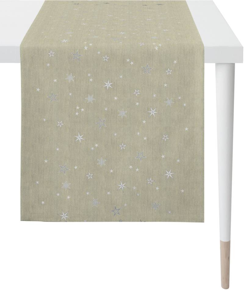 APELT Tischläufer "9600 CHRISTMAS ELEGANCE, Weihnachtsdeko, Weihnachten", (1 St.), Lurex-Jacquardgewebe von Apelt
