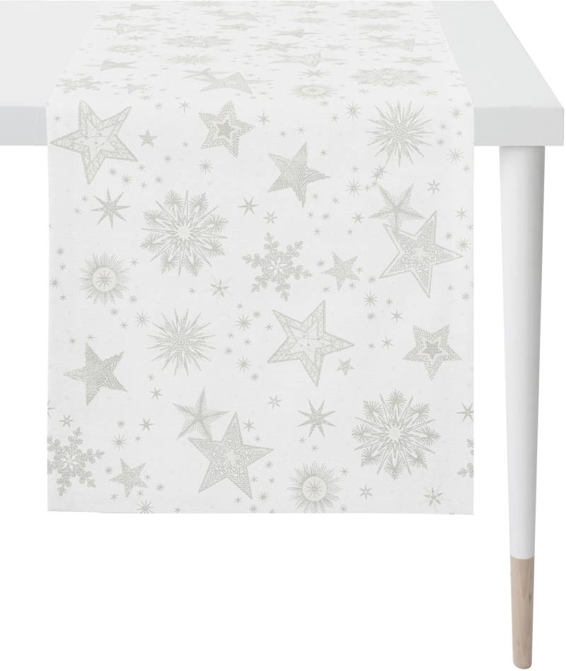 APELT Tischläufer "9602 CHRISTMAS ELEGANCE, Weihnachtsdeko, Weihnachten" Lurex-Jacquardgewebe von Apelt