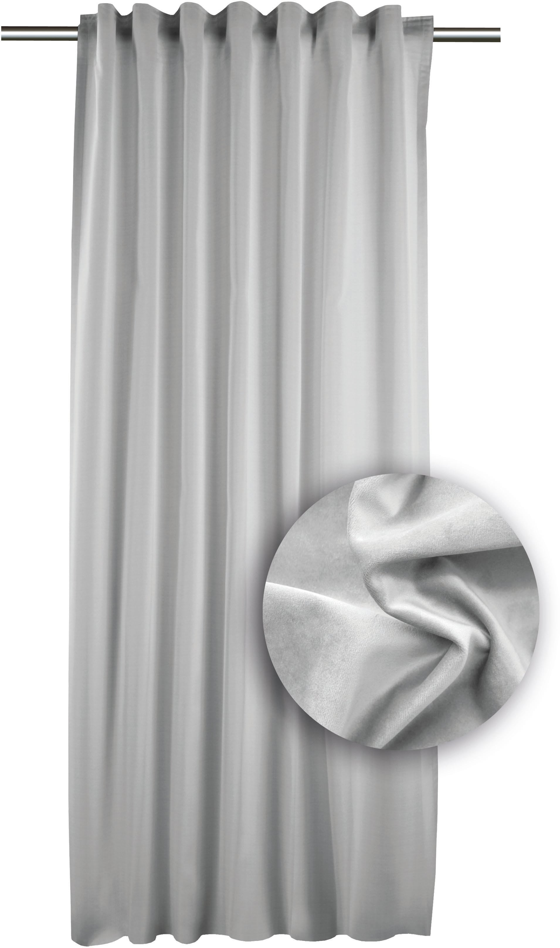 APELT Vorhang "Castello" Multifunktionsband 1 Stk. tlg. Thermo Vorhang, Uni Samt von Apelt
