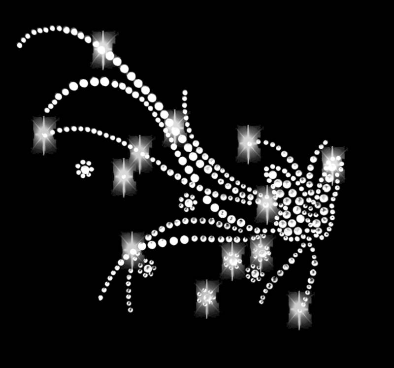 22cm Strass Bügelbild Schmetterling Applikation Butterfly Hot Fix Applikationen Strasssteine Rhinestone Aufbügeln Iron On Ornament Sommer von ApfelblueteShopDE