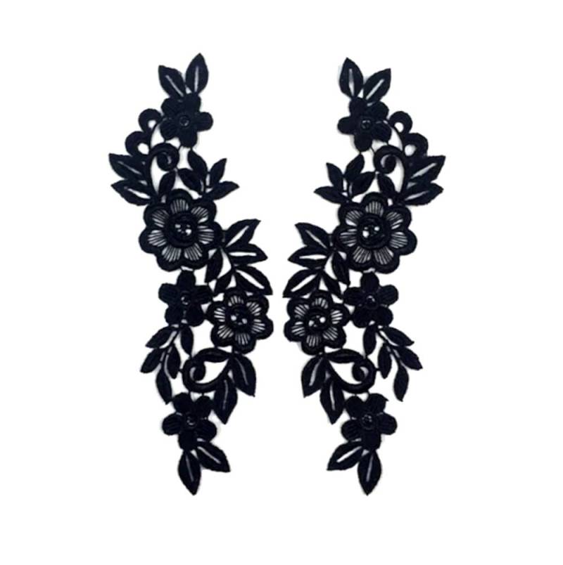 25, 5 cm Spitze Applikation Blumen Flügel Engel Schmetterling Applikationen Patch Organza Stickerei Butterfly Hochzeit Angel Nähen Schwarz 25, 5 cm Spitze Applikation Blumen Flügel Engel Schmetterling Applikationen Patch Organza Stickerei Butterfly Hochzeit Angel Nähen Schwarz von ApfelblueteShopDE