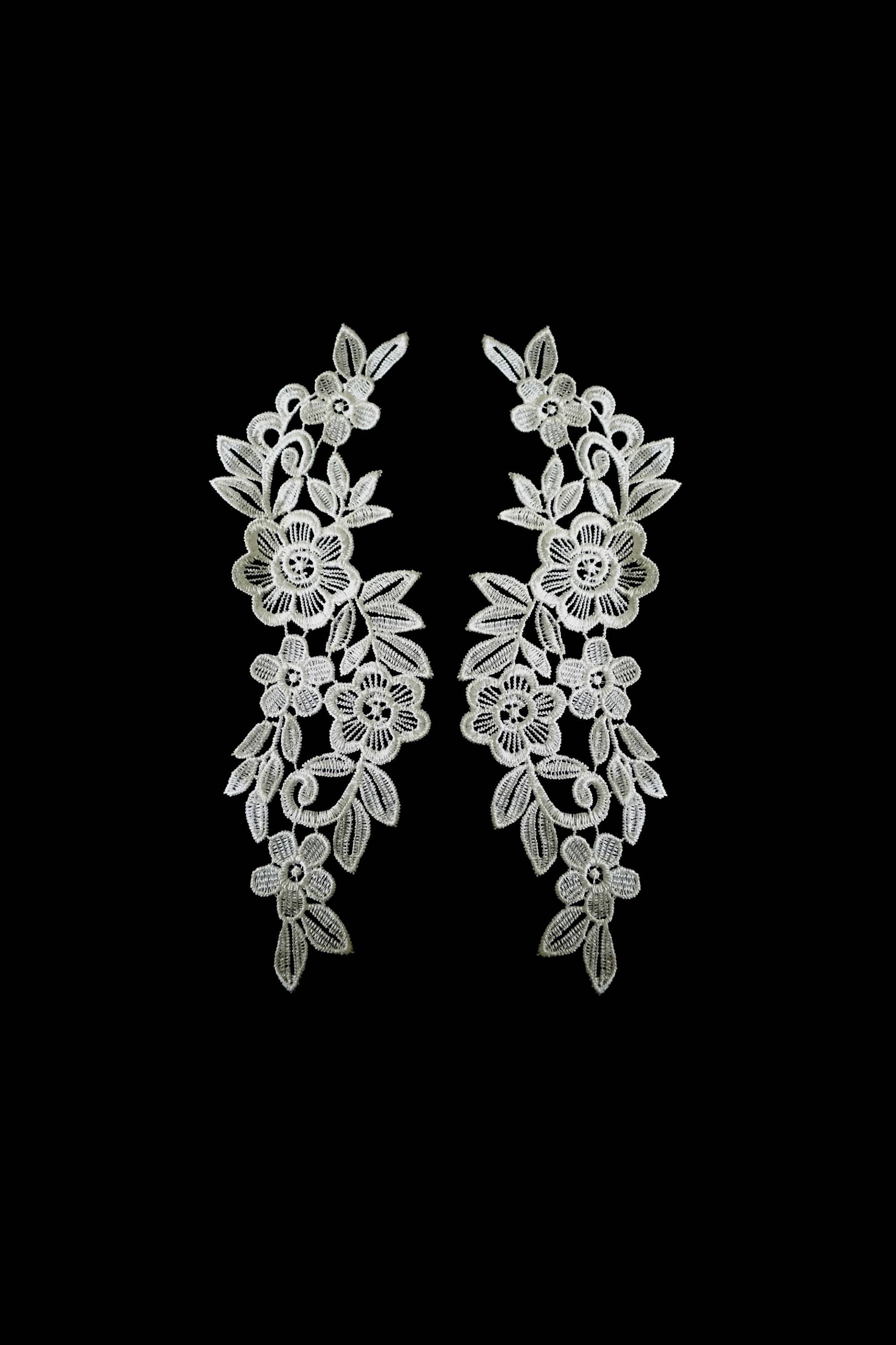 25, 5 cm Spitze Applikation Blumen Flügel Engel Schmetterling Applikationen Patch Organza Stickerei Butterfly Hochzeit Angel Nähen Weiß White 25, 5 cm Spitze Applikation Blumen Flügel Engel Schmetterling Applikationen Patch Organza Stickerei Butterfly Hochzeit Angel Nähen Weiß White von ApfelblueteShopDE