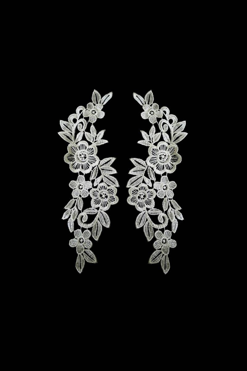 25, 5 cm Spitze Applikation Blumen Flügel Engel Schmetterling Applikationen Patch Organza Stickerei Butterfly Hochzeit Angel Nähen Weiß White 25, 5 cm Spitze Applikation Blumen Flügel Engel Schmetterling Applikationen Patch Organza Stickerei Butterfly Hochzeit Angel Nähen Weiß White von ApfelblueteShopDE