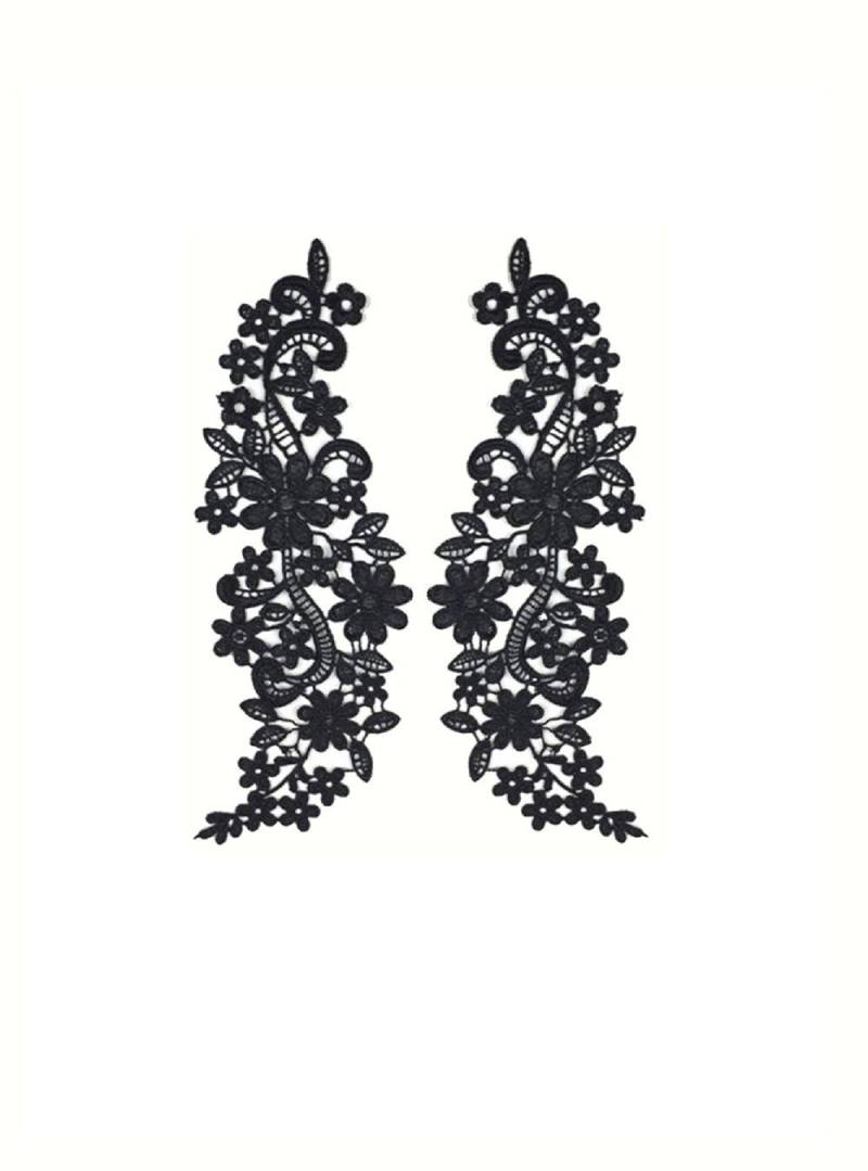26 cm Spitze Applikation Blumen Flügel Engel Schmetterling Applikationen Patch Organza Stickerei Butterfly Hochzeit Angel Nähen Schwarz 26 cm Spitze Applikation Blumen Flügel Engel Schmetterling Applikationen Patch Organza Stickerei Butterfly Hochzeit Angel Nähen Schwarz von ApfelblueteShopDE