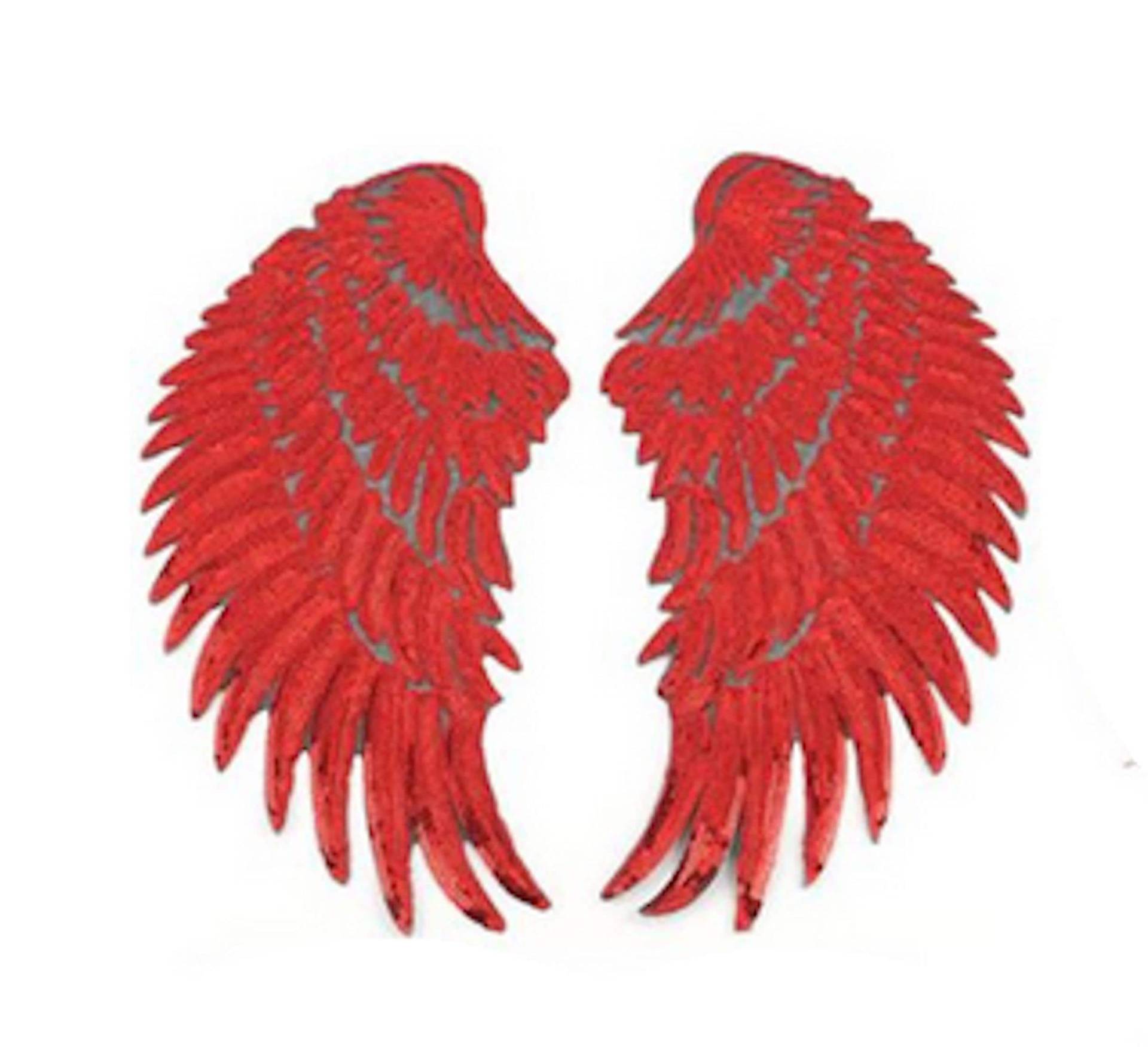 27cm Flügel Pailletten Rot Bügelbild Wings Applikation Hot Fix Bügelbilder Applikationen Engelsflügel Engel Teufel Sequins Patch Applique 27cm Flügel Pailletten Rot Bügelbild Wings Applikation Hot Fix Bügelbilder Applikationen Engelsflügel Engel Teufel Sequins Patch Applique von ApfelblueteShopDE
