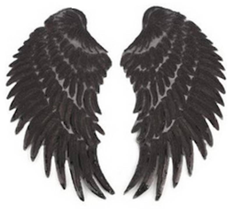 34cm Flügel Pailletten Schwarz Bügelbild Wings Applikation Hot Fix Bügelbilder Applikationen Engelsflügel Engel Teufel Sequins Patch Black 34cm Flügel Pailletten Schwarz Bügelbild Wings Applikation Hot Fix Bügelbilder Applikationen Engelsflügel Engel Teufel Sequins Patch Black von ApfelblueteShopDE