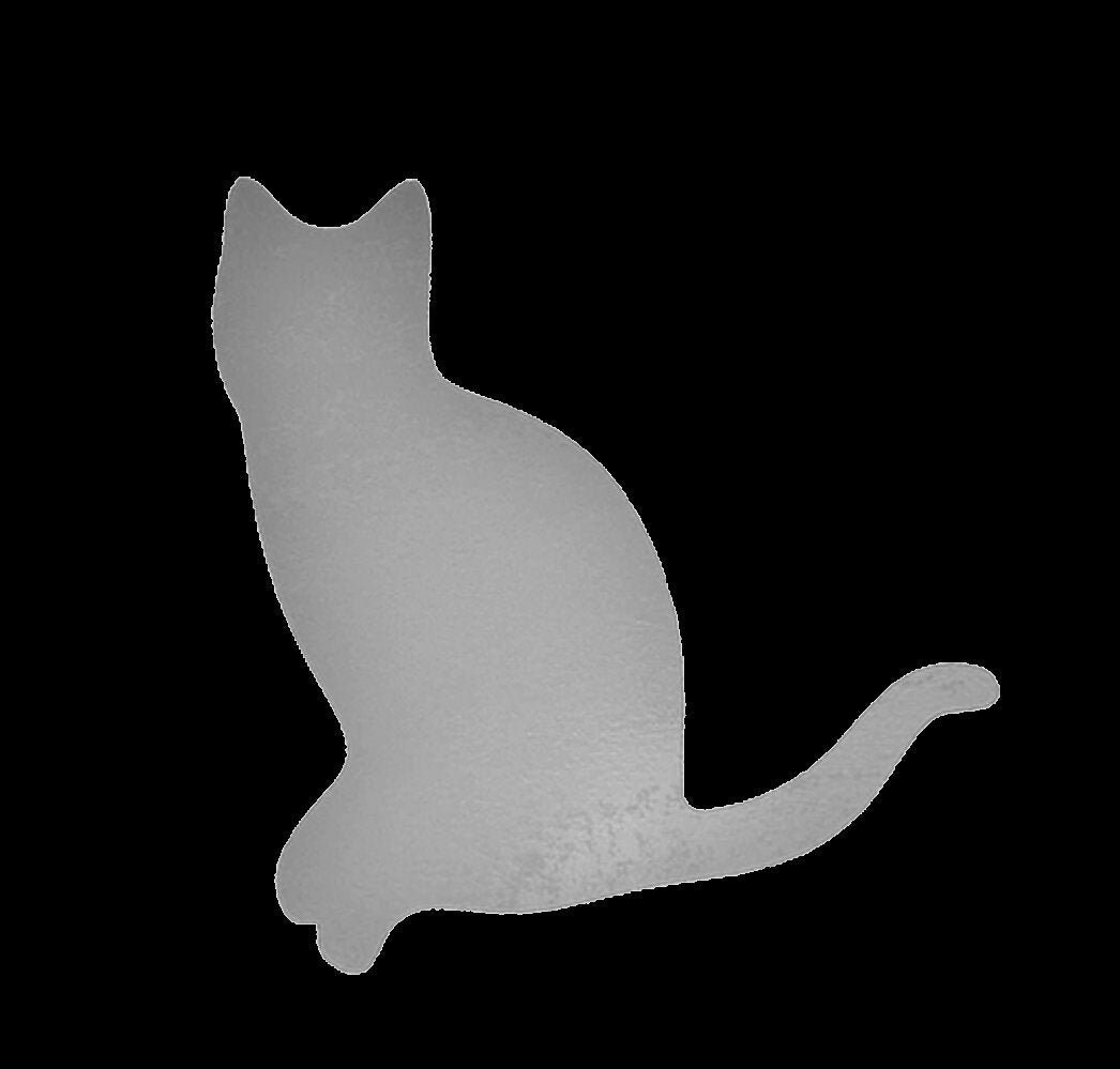 Katze Cat Reflektierende Aufbügler Applikation Bügelbilder Leuchten Sicherheit Bügelbild Hotfix Applikationen Tier Kinder Fluoreszierend von ApfelblueteShopDE