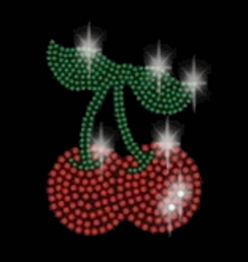 Strass Applikation 11x9cm Kirschen Rot Grün Bunt Bügelbild Hot Fix Applikationen Strasssteine Rhinestone Red Obst Sommer Cherry Kirsche Strass Applikation 11x9cm Kirschen Rot Grün Bunt Bügelbild Hot Fix Applikationen Strasssteine Rhinestone Red Obst Sommer Cherry Kirsche von ApfelblueteShopDE