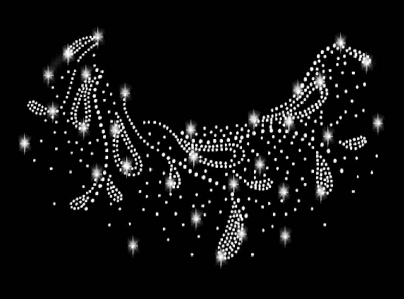 Strass Paisley Dekolleté Kette Applikation Bügelbild Hot Fix Applikationen Strasssteine Rhinestone Necklace Neckline Ausschnitt Blumen Welle Strass Paisley Dekolleté Kette Applikation Bügelbild Hot Fix Applikationen Strasssteine Rhinestone Necklace Neckline Ausschnitt Blumen Welle von ApfelblueteShopDE