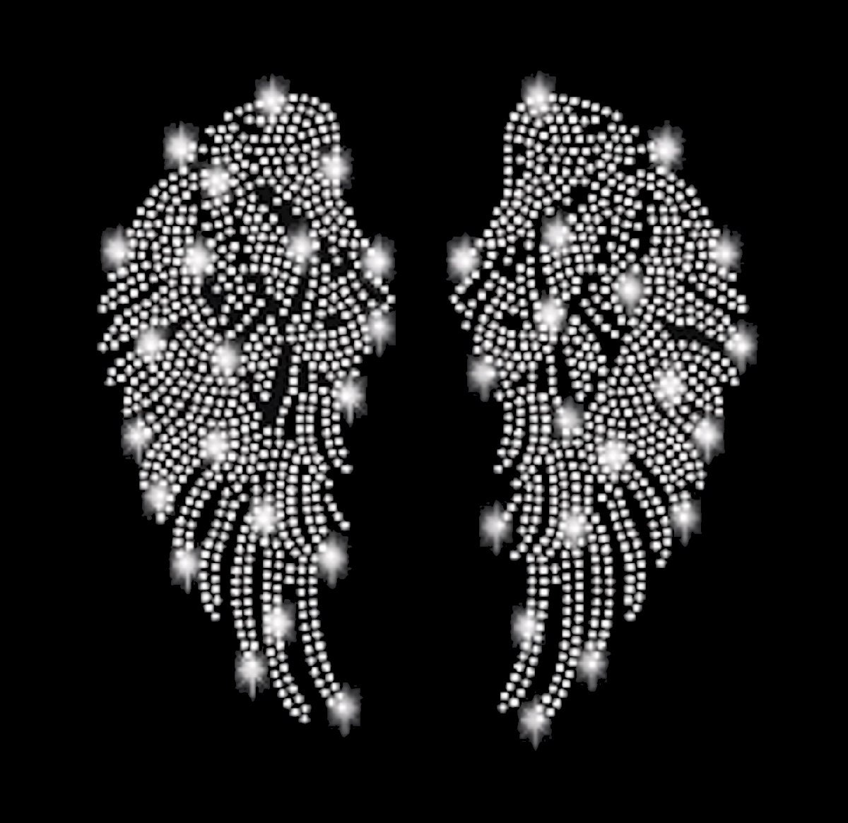 xl Strass Applikation Flügel Wings Bügelbild Hot Fix Applikationen Strasssteine Rhinestone Aufbügeln Iron On Engel Angel Fluegel xl Strass Applikation Flügel Wings Bügelbild Hot Fix Applikationen Strasssteine Rhinestone Aufbügeln Iron On Engel Angel Fluegel von ApfelblueteShopDE
